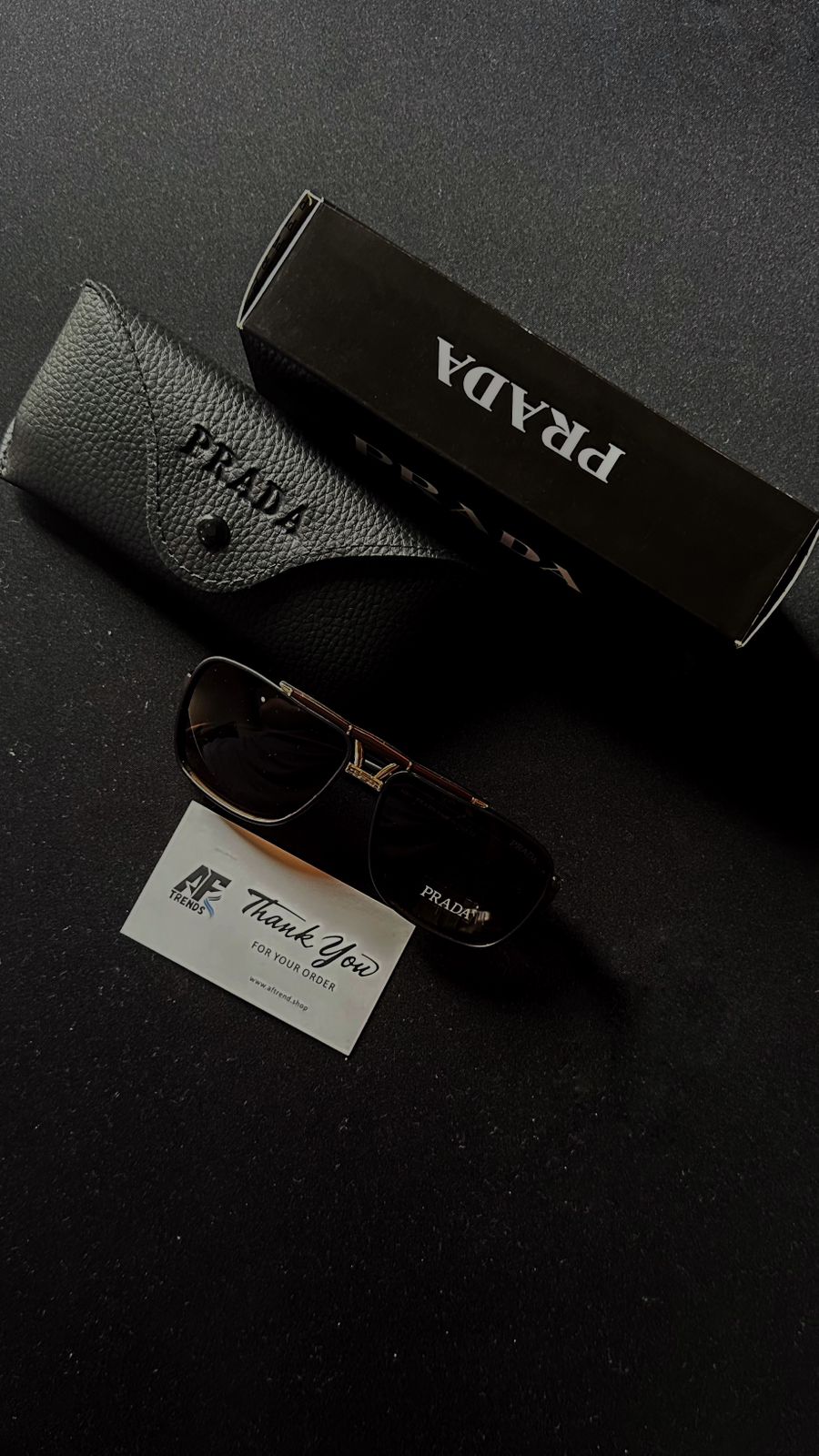 Prada Men's Sunglasses // Black