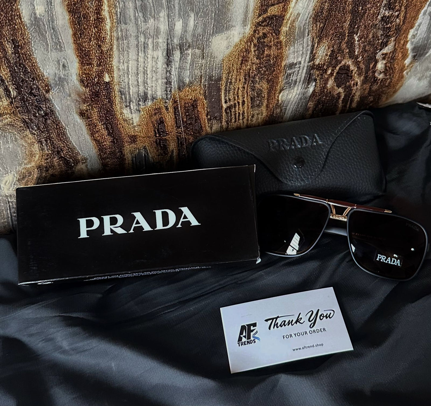 Prada Men's Sunglasses // Black